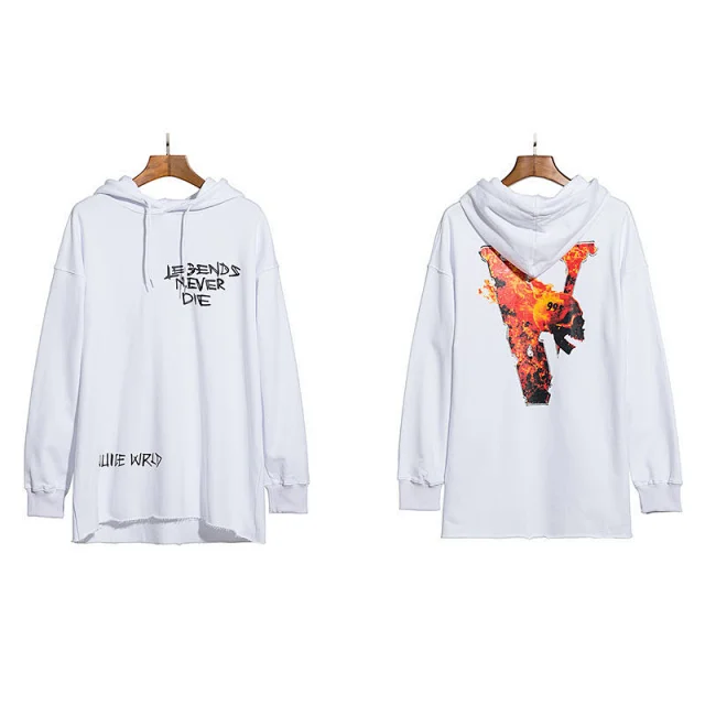 VLONE Hoodies & Sweatshirts Graphic Print Pullover Hoodie product detail image 9