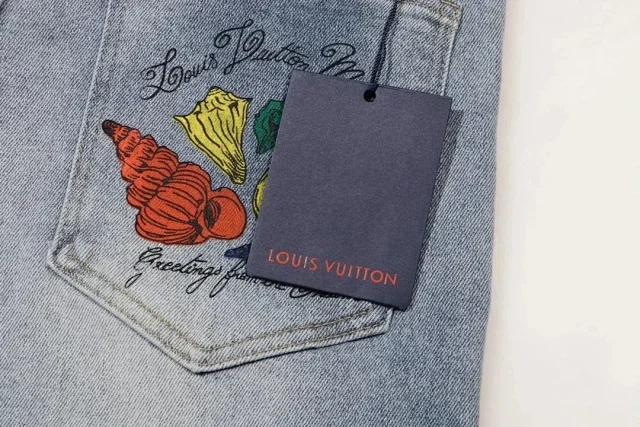 Louis Vuitton Jeans Logo-Print product detail image 8
