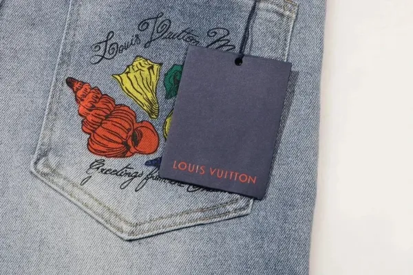 Louis Vuitton x Takashi Murakami Monogram Flower Patch Black Jeans - 9