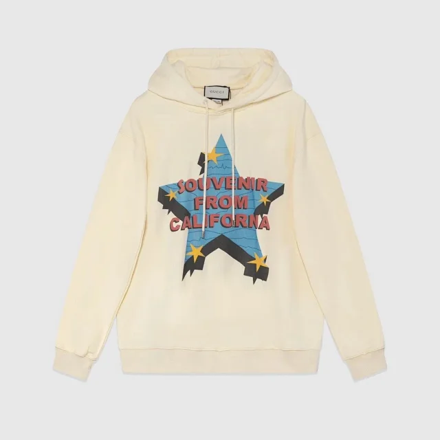 Gucci Hoodies & Sweatshirts Logo-Print Pullover Hoodie product detail image 1