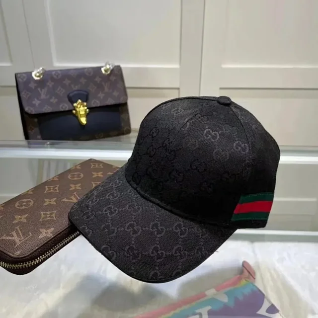 Gucci Hats GG Monogram Baseball Cap product detail image 2
