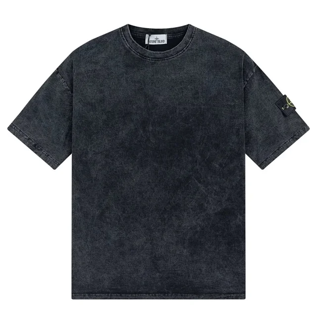 Stone Island T-Shirts Short-Sleeve Compass Badge T-Shirt product detail image 1