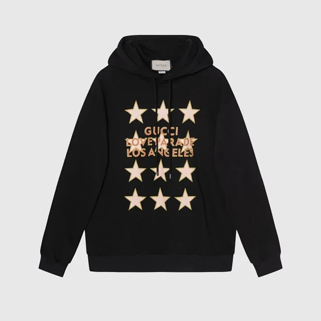Gucci Hoodies & Sweatshirts Logo-Print Pullover Hoodie product detail image 7