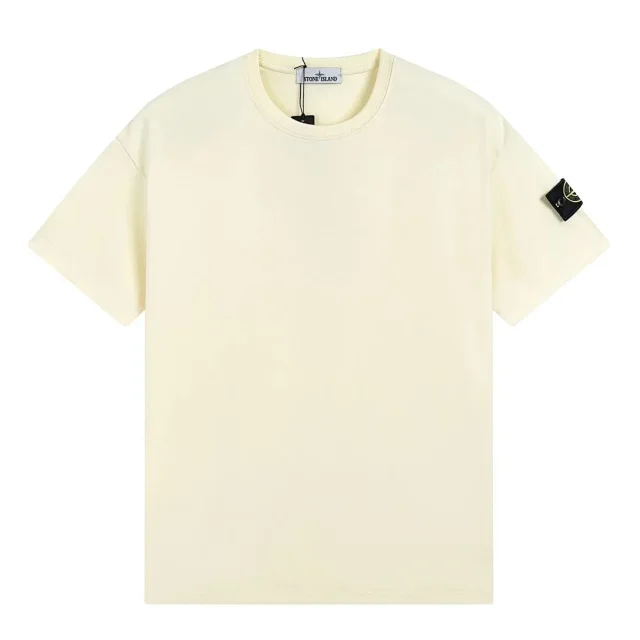 Stone Island T-Shirts Short-Sleeve Compass Badge T-Shirt product detail image 9