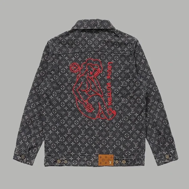 Louis Vuitton Jackets Monogram denim trucker jacket product detail image 3