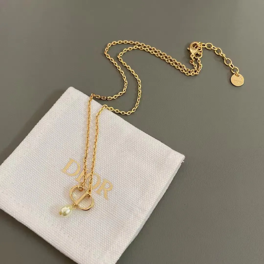 Dior Jewelry CD Logo Pearl Chain image 3