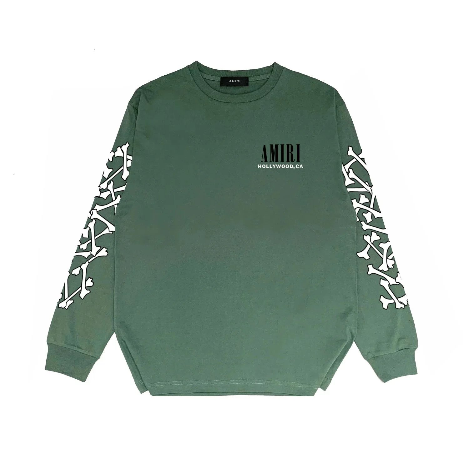 AMIRI Hoodies & Sweatshirts Bone-Print Crewneck Sweatshirt image 6
