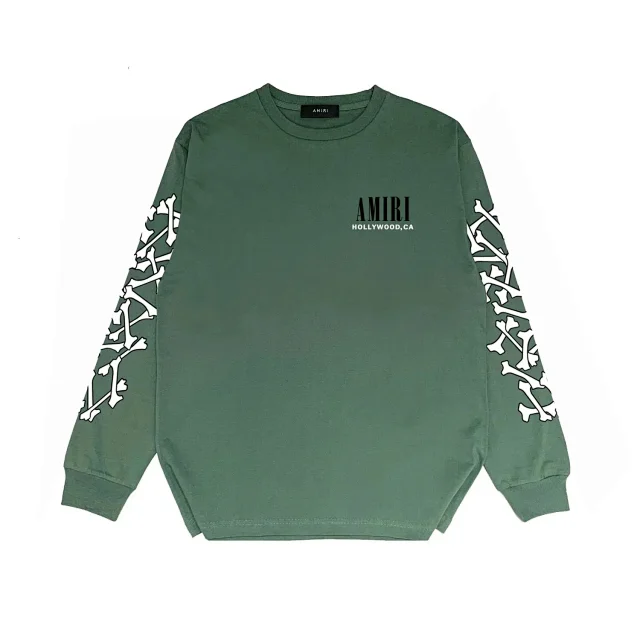AMIRI Hoodies & Sweatshirts Bone-Print Crewneck Sweatshirt product detail image 6