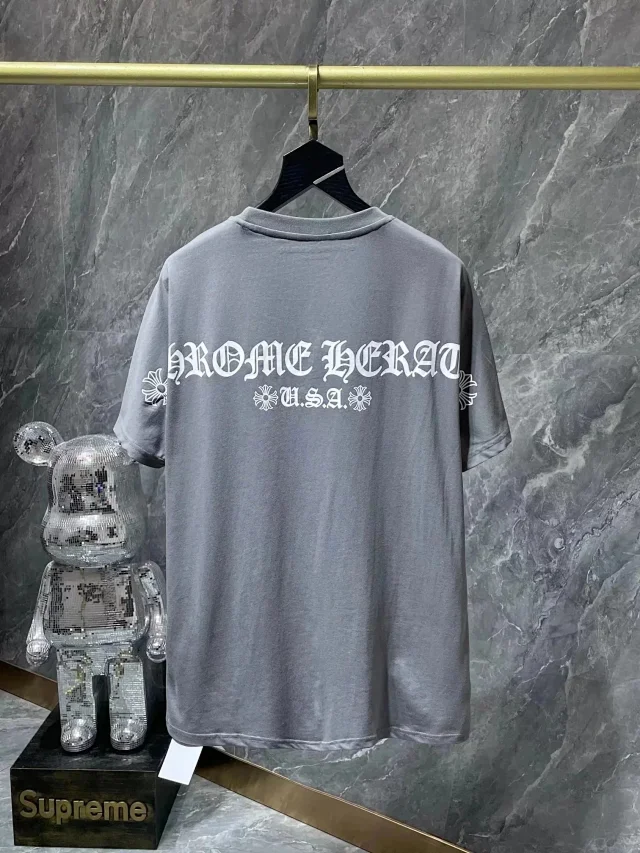 Chrome Hearts T-Shirts Short-Sleeve Graphic Print product detail image 5