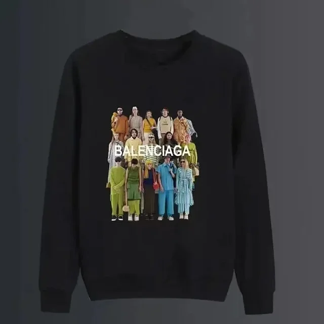Balenciaga Hoodies & Sweatshirts Logo Graphic Crewneck Sweatshirt product detail image 9
