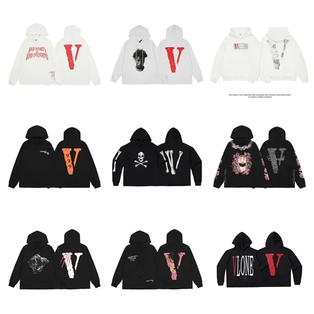 VLONE Hoodies & Sweatshirts Graphic Logo Print Hooded Sweatshirt product detail image 1