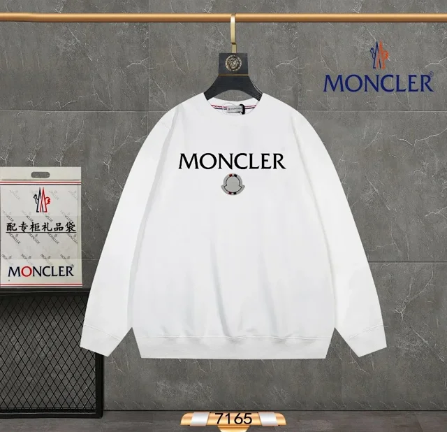 Moncler Hoodies & Sweatshirts Logo Print Crewneck Sweatshirt product detail image 7
