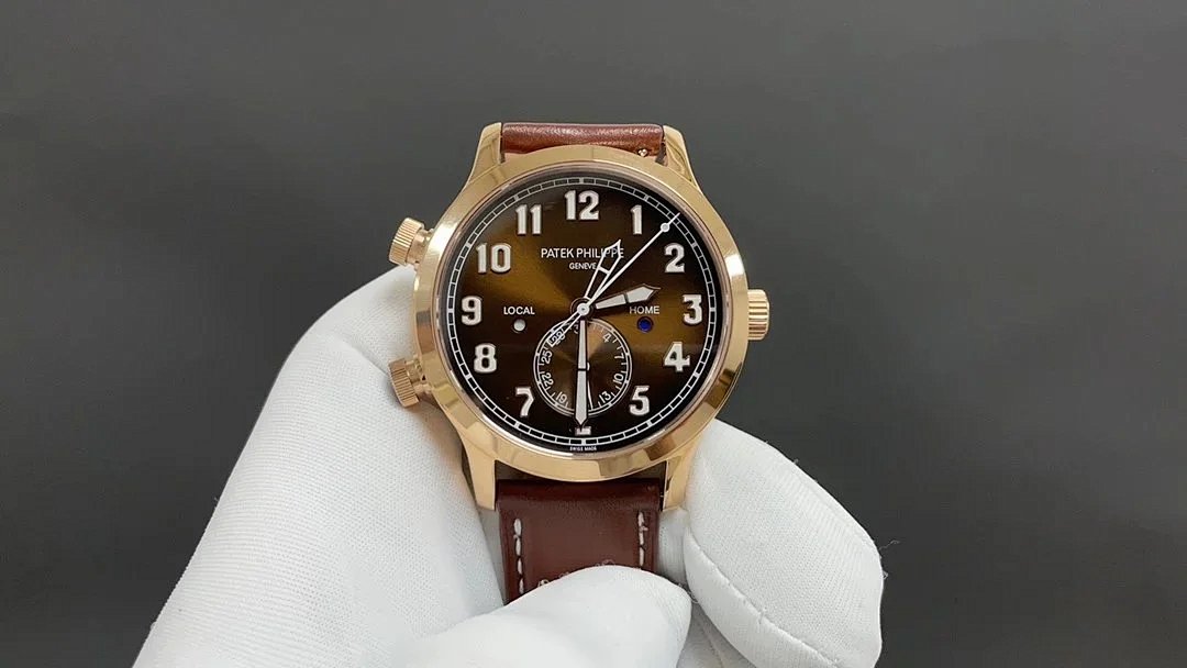 Patek Philippe Calatrava Pilot Travel Time Blue Dial Mechanical Watch Watches product detail 2 in Litbuy spreadsheet finds