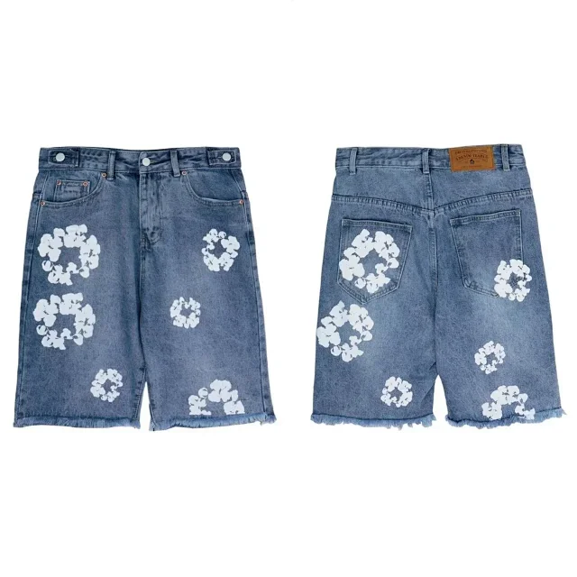Unbranded Matching Sets Floral Print Denim Jacket and Jeans Set product detail image 7
