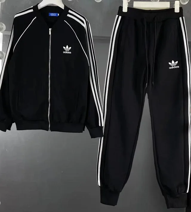 Adidas Matching Sets Zip-Up Track Jacket and Joggers Set product detail image 3