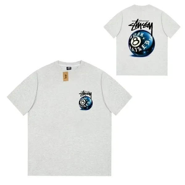 Stussy Tough Gear Beige Oversized T-Shirt - 7