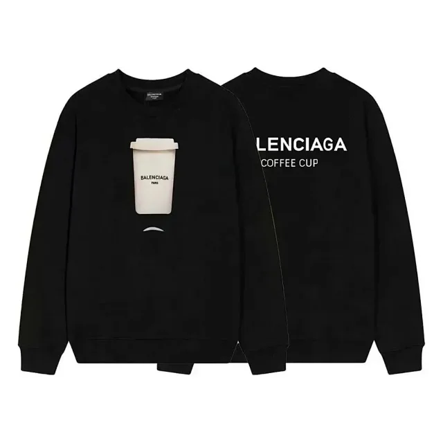 Balenciaga Hoodies & Sweatshirts Logo Graphic Crewneck Sweatshirt product detail image 6