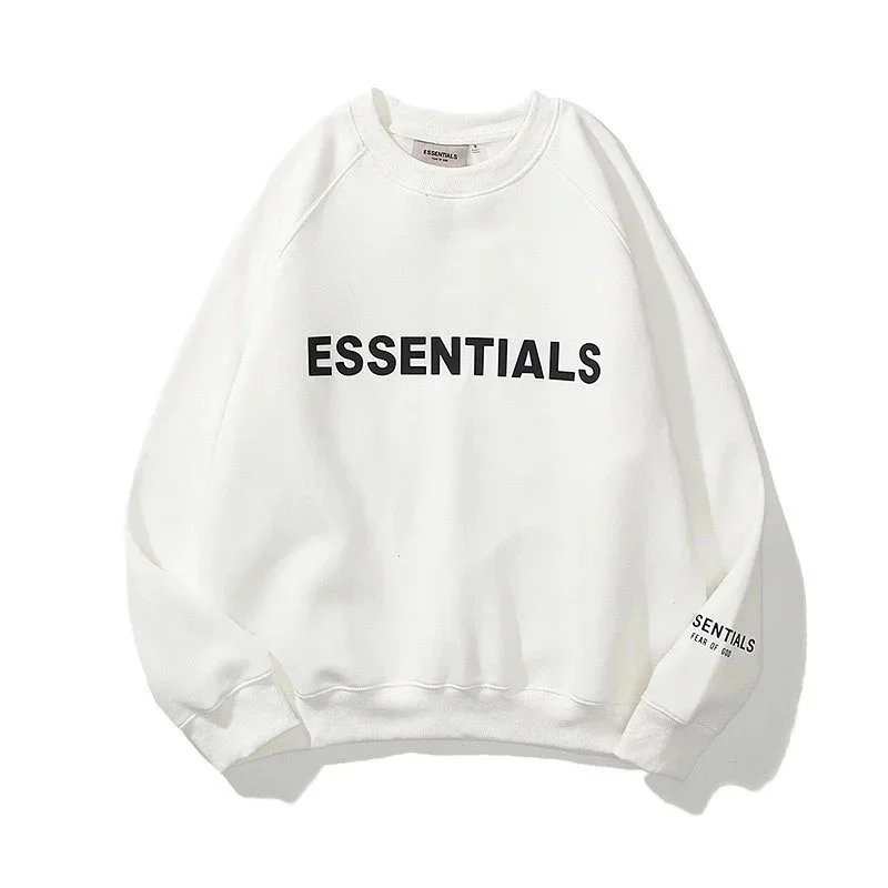 Fear of God Essentials Black Oversized Hoodie - 3