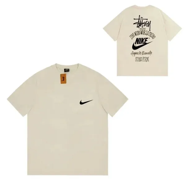 Stüssy x Nike Collaboration T-Shirt Beige T-Shirt - 1