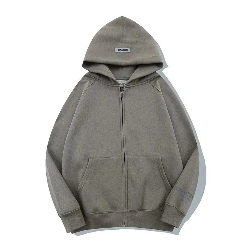 Fear of God Essentials Black Oversized Hoodie - 11