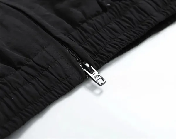 Lululemon Track Pants Black with White Side Stripes Pants - 10