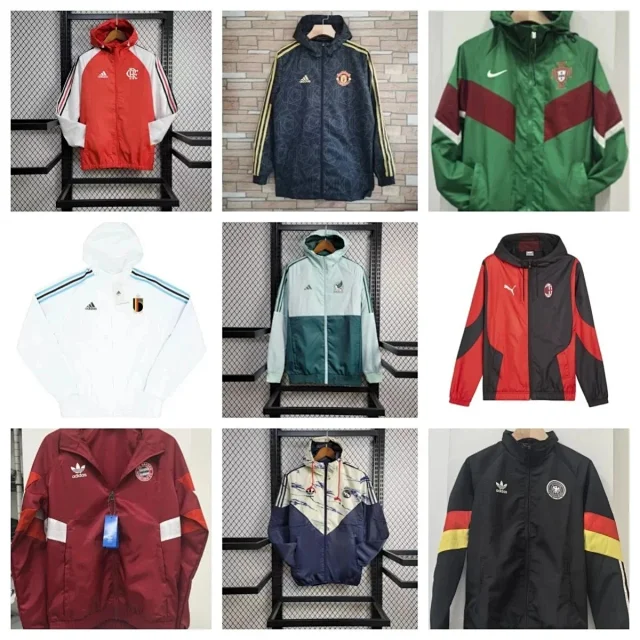 Unbranded Football club windbreaker jackets product detail image 4