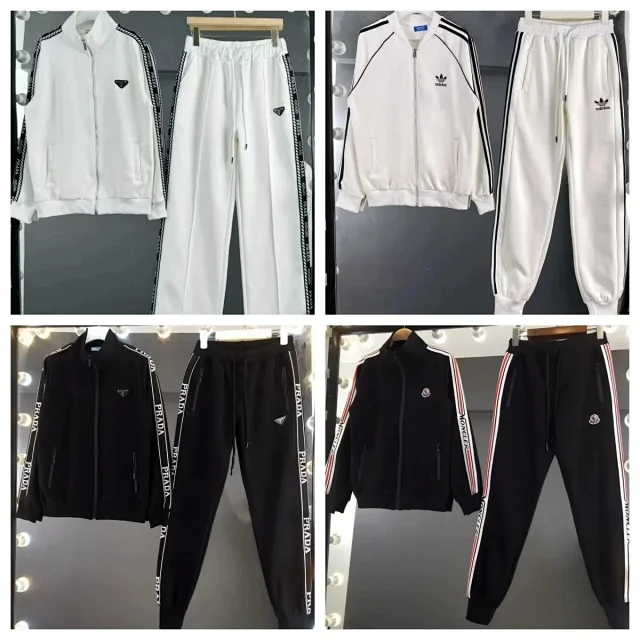 Adidas Matching Sets Zip-Up Track Jacket and Joggers Set product detail image 1