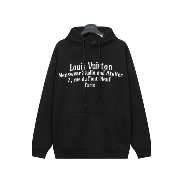 Louis Vuitton Hoodies & Sweatshirts Logo-print and crewneck product detail image 4