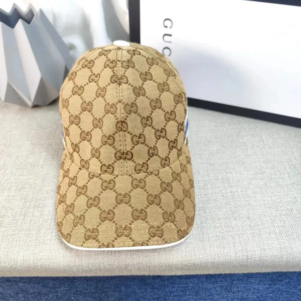 Gucci GG Monogram Black Baseball Cap - 2