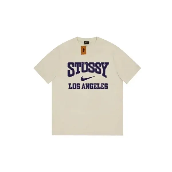 Stüssy x Nike Los Angeles T-Shirt Beige - 1