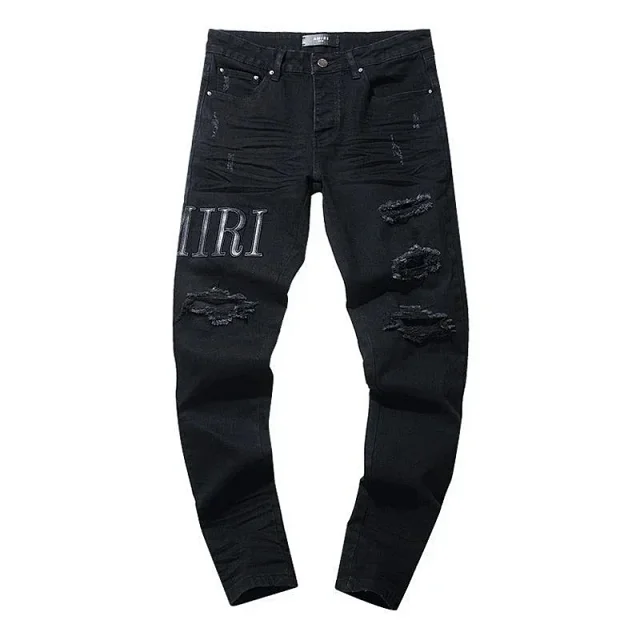 Unbranded Jeans Ripped Distressed Skinny product detail image 1