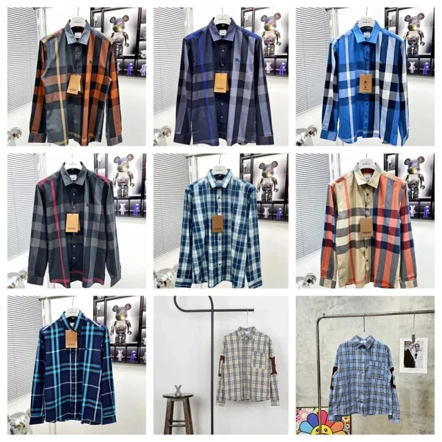 Burberry Shirts Long-Sleeve Check Button-Up Shirt product detail image 1
