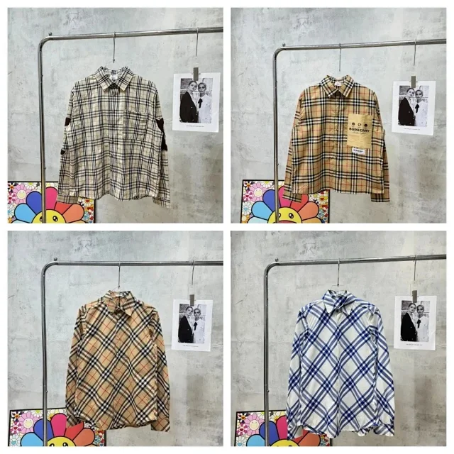 Burberry Shirts Long-Sleeve Check Button-Up Shirt product detail image 2
