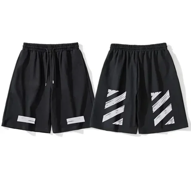 Off-White Shorts Graphic-print drawstring product detail image 6