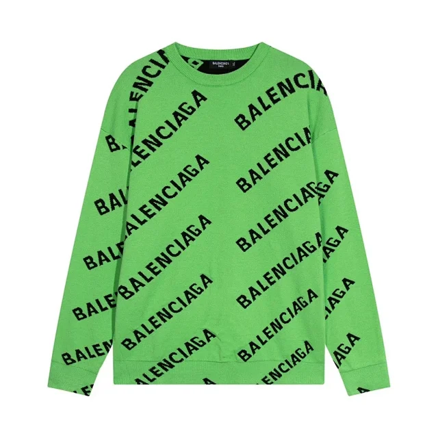 Balenciaga Hoodies & Sweatshirts All-over Logo Crewneck Sweatshirt product detail image 4