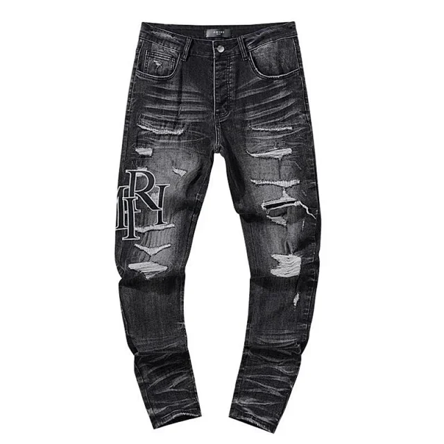 Unbranded Jeans Ripped Distressed Skinny product detail image 5