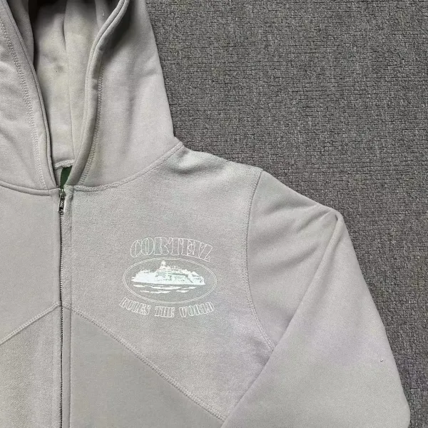 Corteiz Olive Green Logo Hoodie and Sweatpants Set - 8