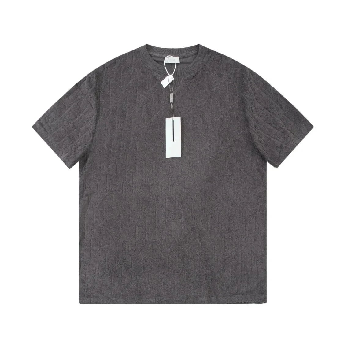 Dior T-Shirts Crew-neck short-sleeve jacquard T-shirt image 6
