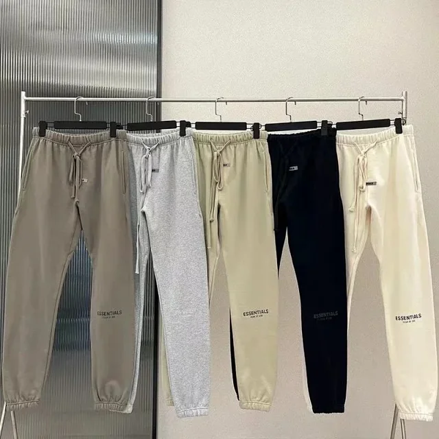 ESSENTIALS Trousers Drawstring Sweatpants with 1977 Print product detail image 3