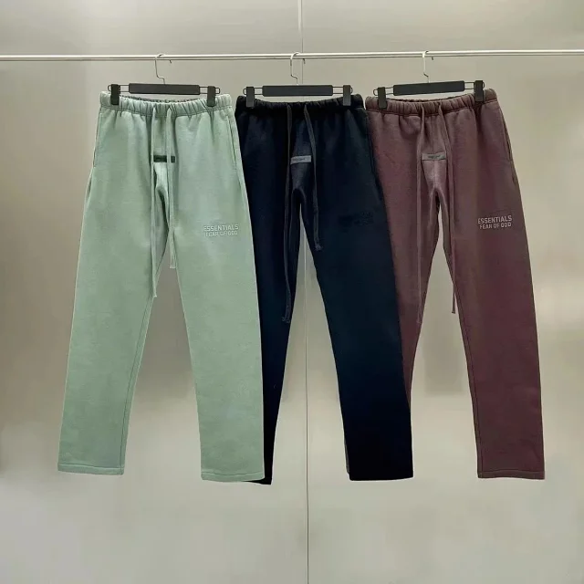 ESSENTIALS Trousers Drawstring Sweatpants with 1977 Print product detail image 6
