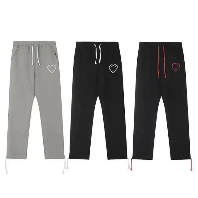 Cansicko Matching Sets Heart Graphic Hoodie and Jogger Set with Drawstring Hem product detail image 7