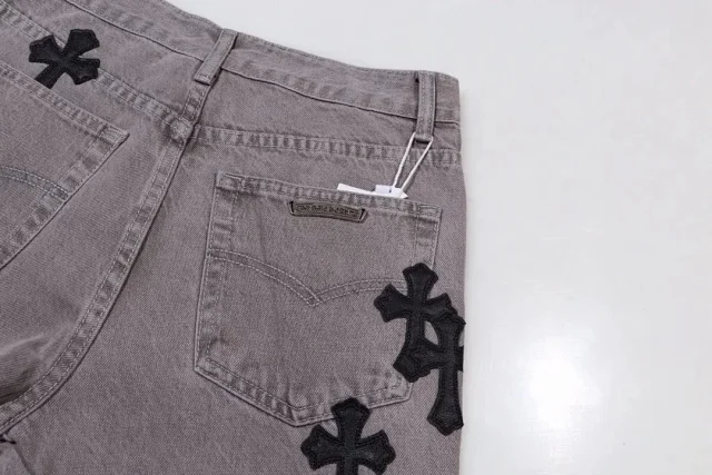 Unbranded Jeans Straight-Leg Cross Appliqué product detail image 9