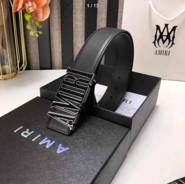 AMIRI Belts Logo Buckle Belt product detail image 2
