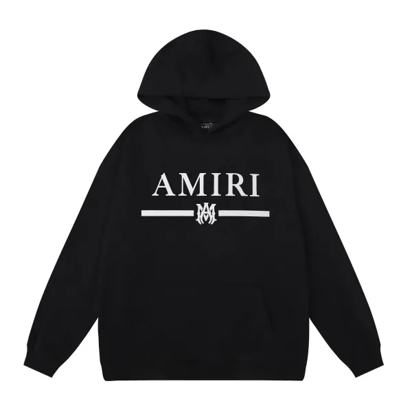Amiri AMIRI Logo Hoodie Black - 3