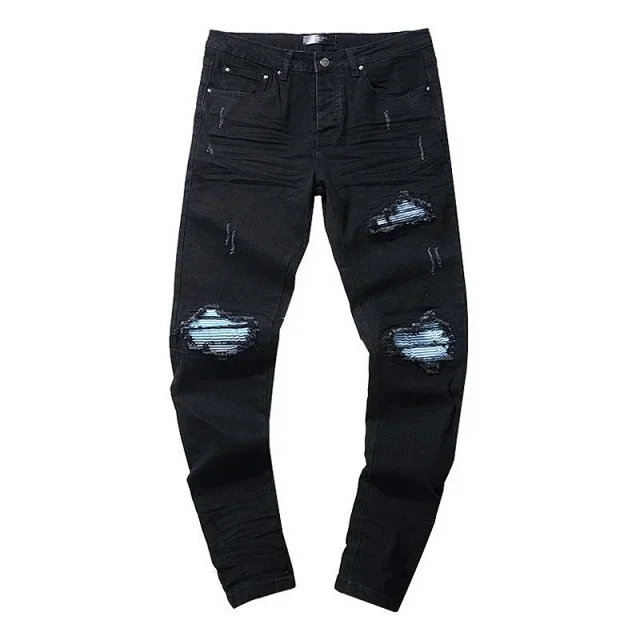 Unbranded Jeans Ripped Distressed Skinny product detail image 3