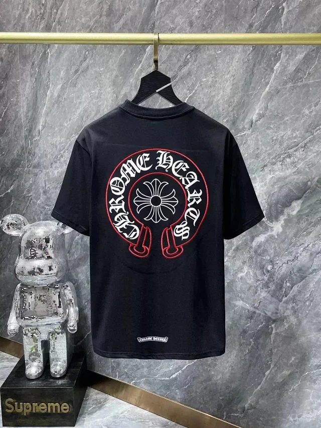 Chrome Hearts T-Shirts Short-Sleeve Graphic Print product detail image 4