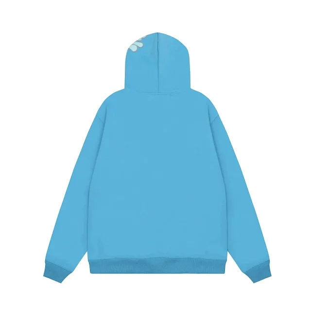 Unbranded Hoodies & Sweatshirts Graffiti-print pullover hoodie with rope drawstrings and kangaroo pocket product detail image 10