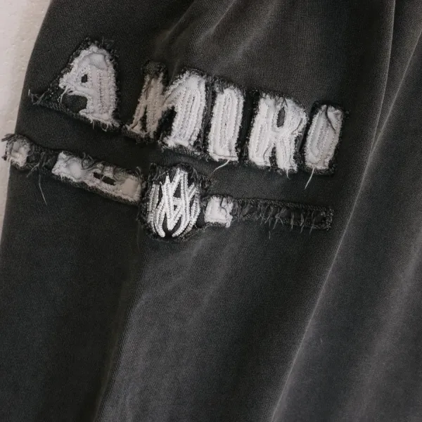 Amiri Cotton Terry Sweatpants Black - 6