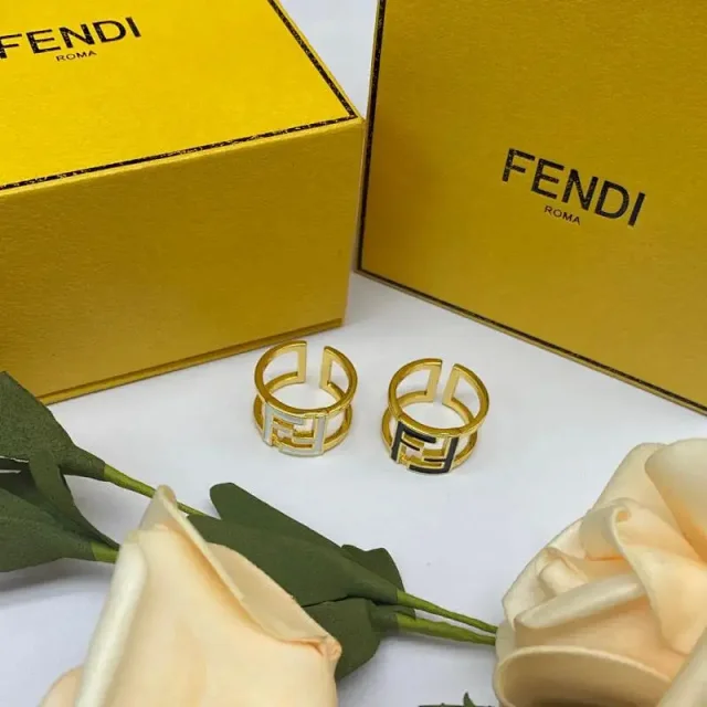Fendi Jewelry FF Logo Open Ring product detail image 1