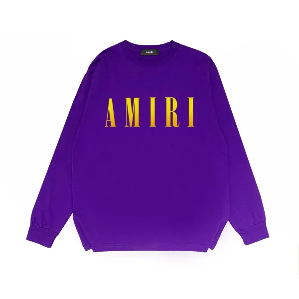 Amiri Take It Easy Baby Purple Graphic Sweatshirt - 4